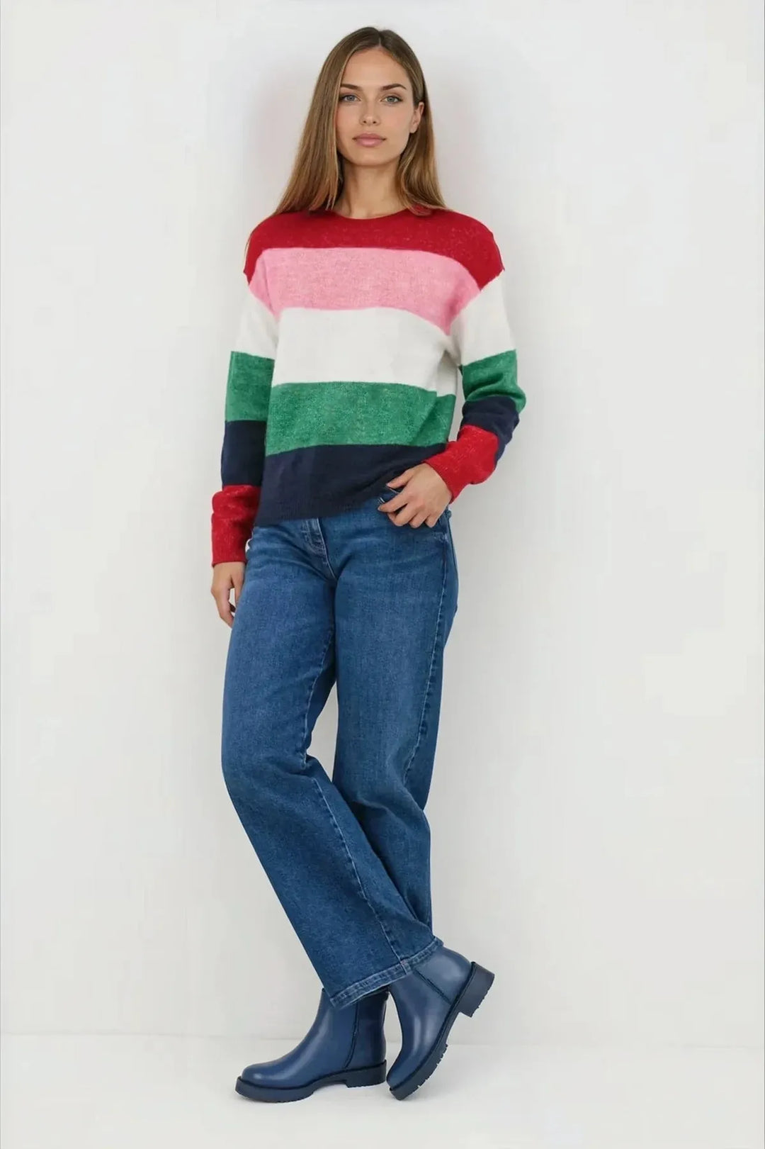Block Stripe Jumper