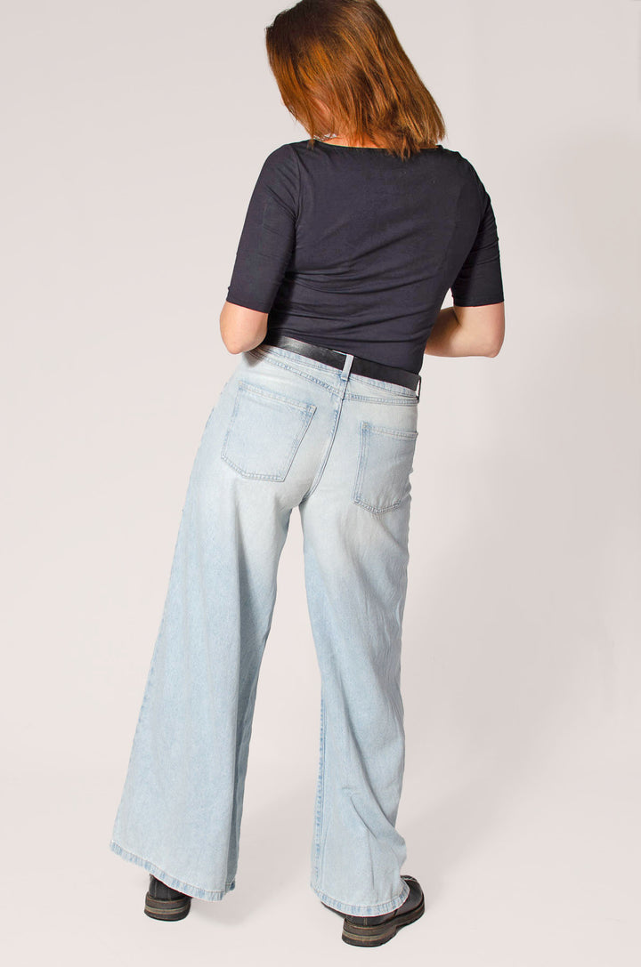 Denim Palazzo Jeans