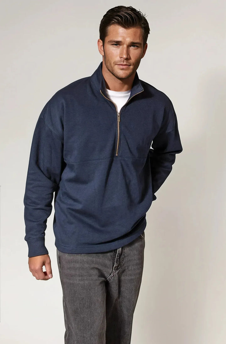 Zip Neck Sweatshirt