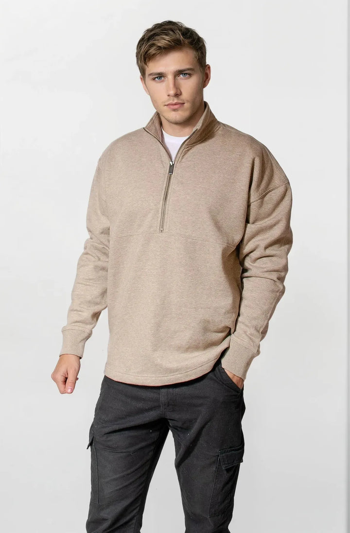 Zip Neck Sweatshirt