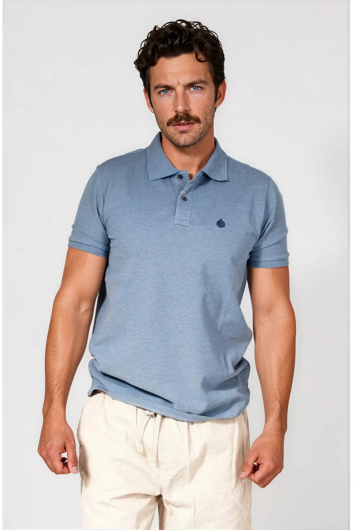 Cotton Pique Polo Shirt-Secret Label
