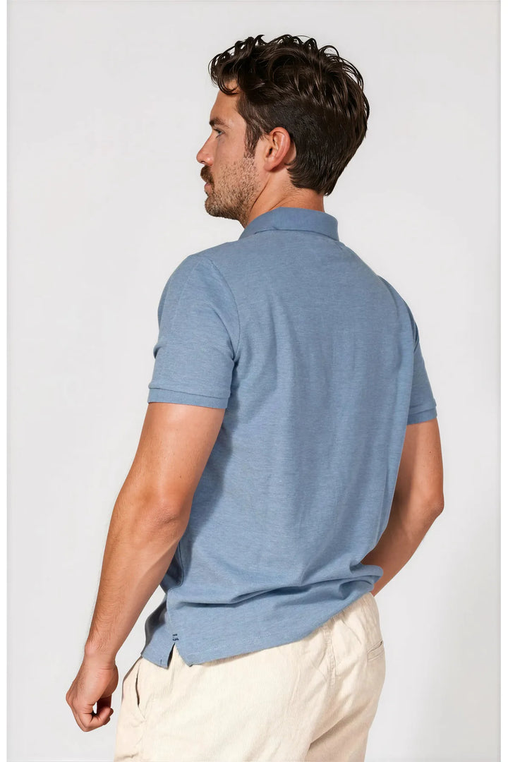 Cotton Pique Polo Shirt-Secret Label