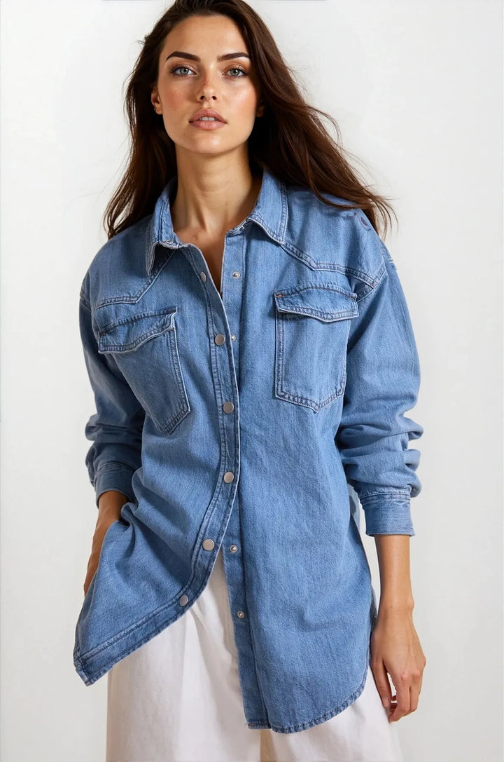 Oversize Denim Shirt