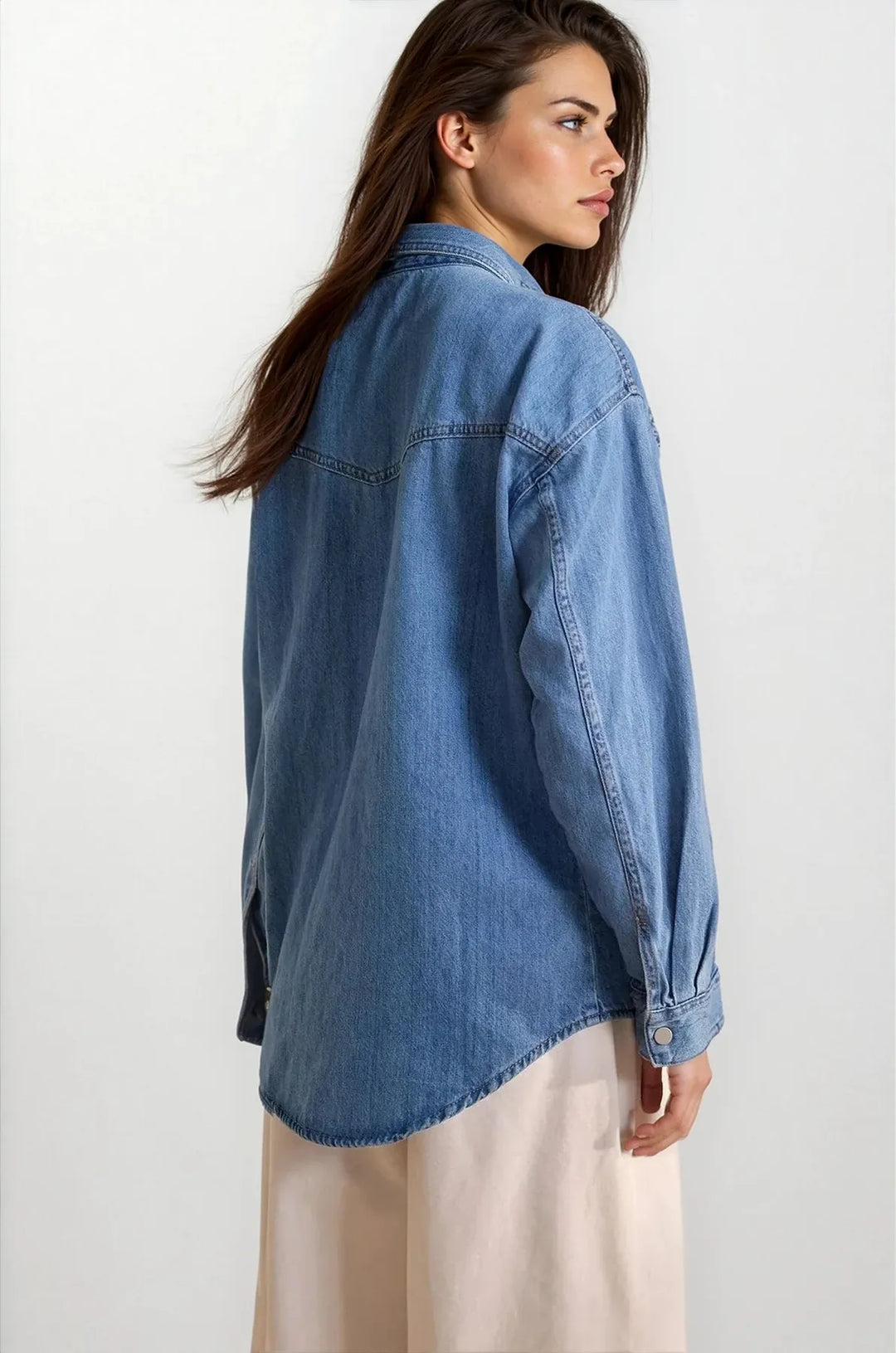 Oversize Denim Shirt