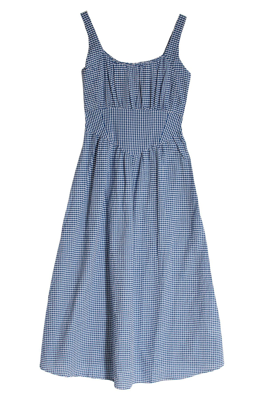 Blue Gingham Milkmaid Maxi Dress Secret Label Blue Gingham Milkmaid Maxi Dress Secret Label