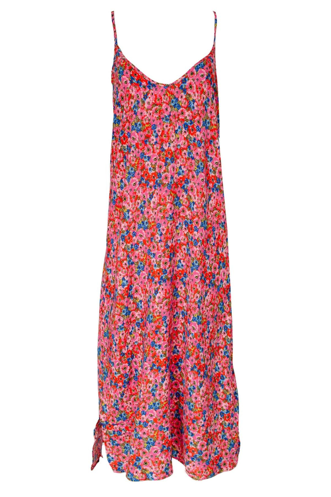 Pink Ditsy Print Floral Dress