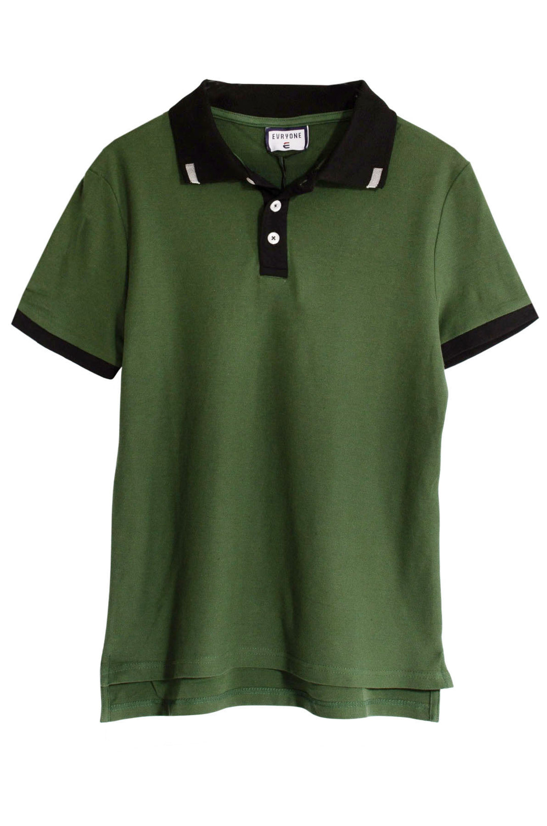 Contrast Collar Polo Shirt