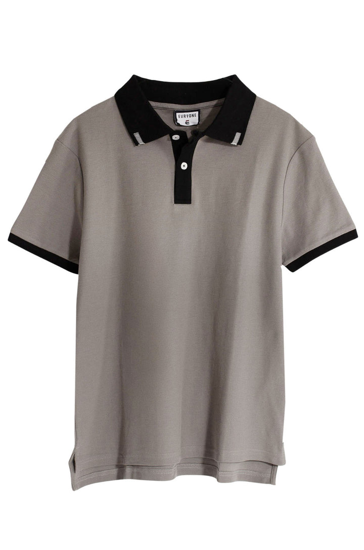 Contrast Collar Polo Shirt