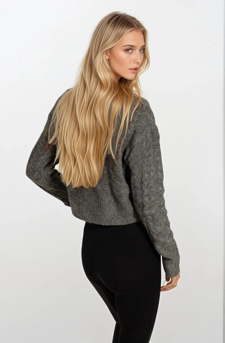 Crew Neck Cable Knit Jumper