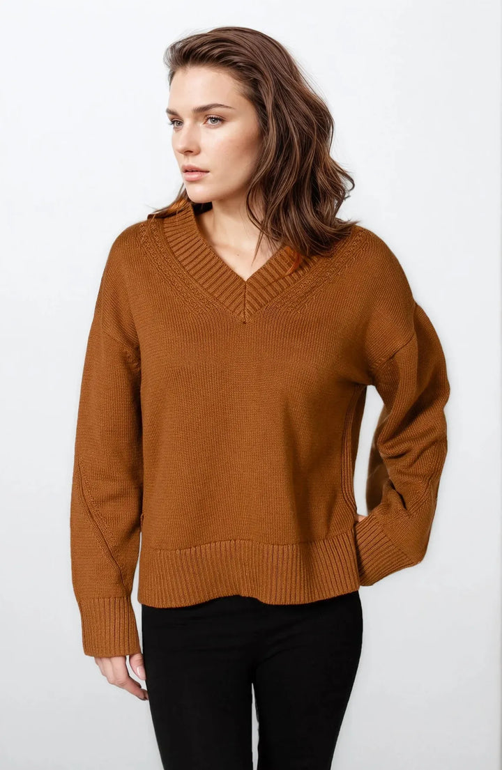 Per Una V-Neck Side Split Jumper