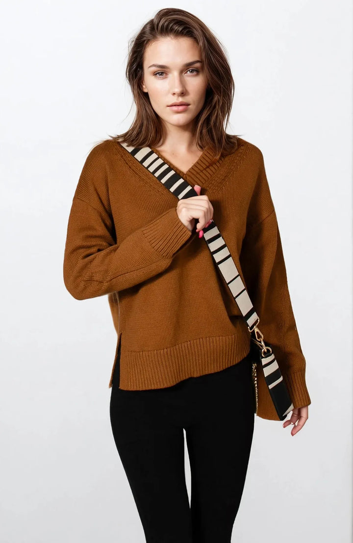 Per Una V-Neck Side Split Jumper