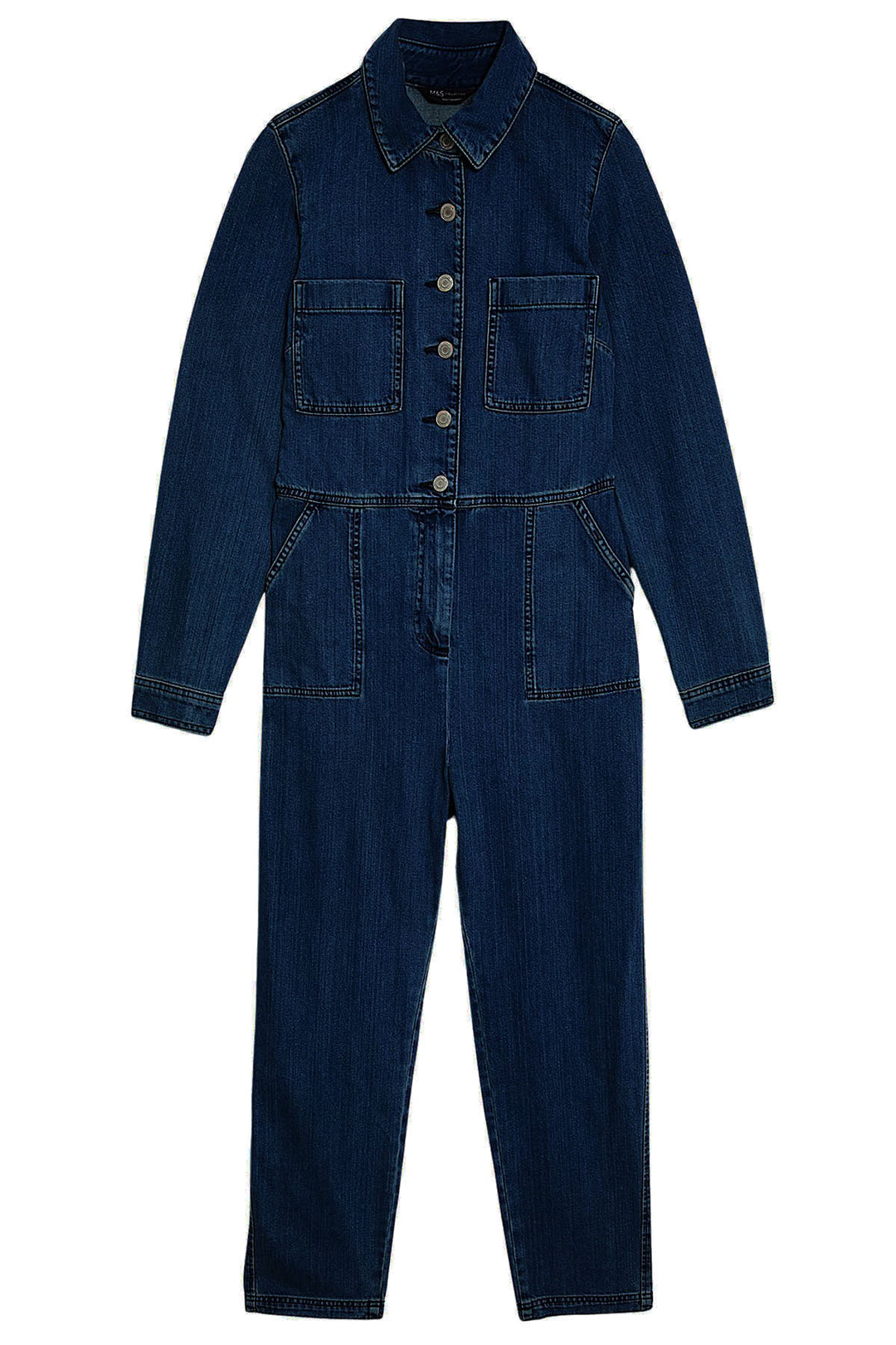 Denim Long Sleeve Boiler Suit
