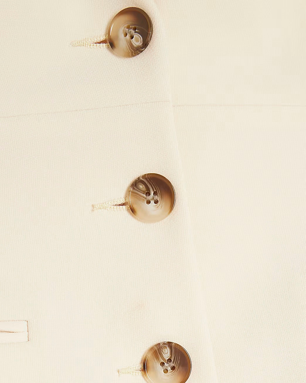 V Neck Button Front Blazer