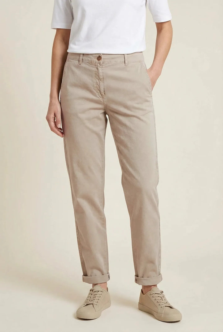 Tapered Ankle Grazer Chino Trousers