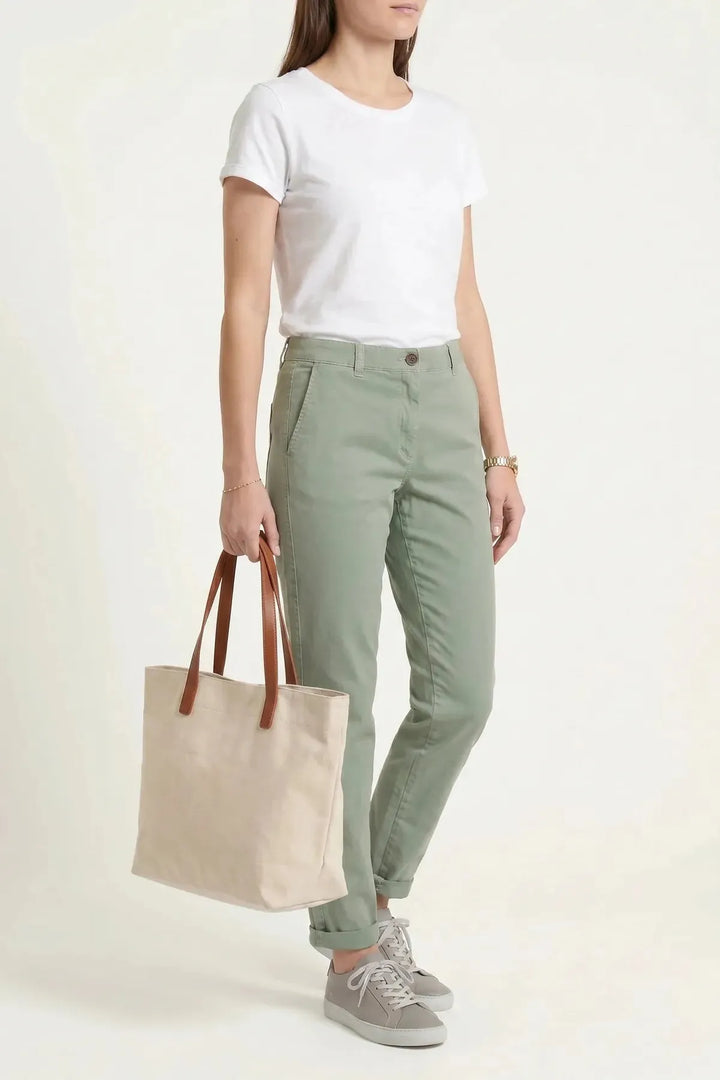 Tapered Ankle Grazer Chino Trousers