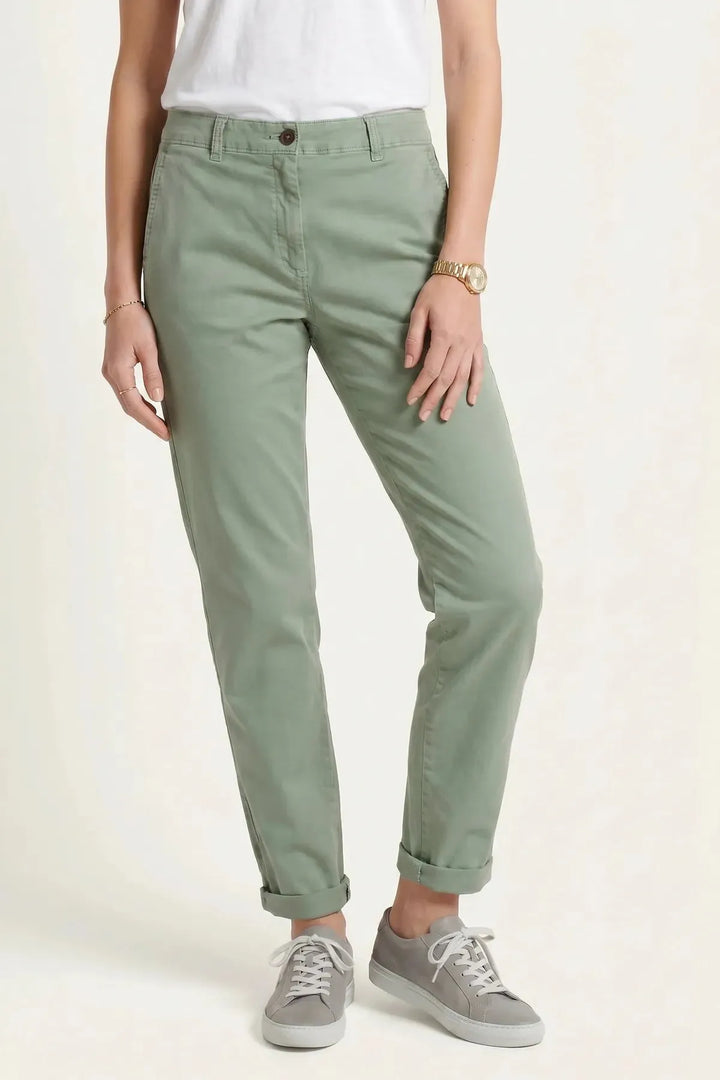 Tapered Ankle Grazer Chino Trousers
