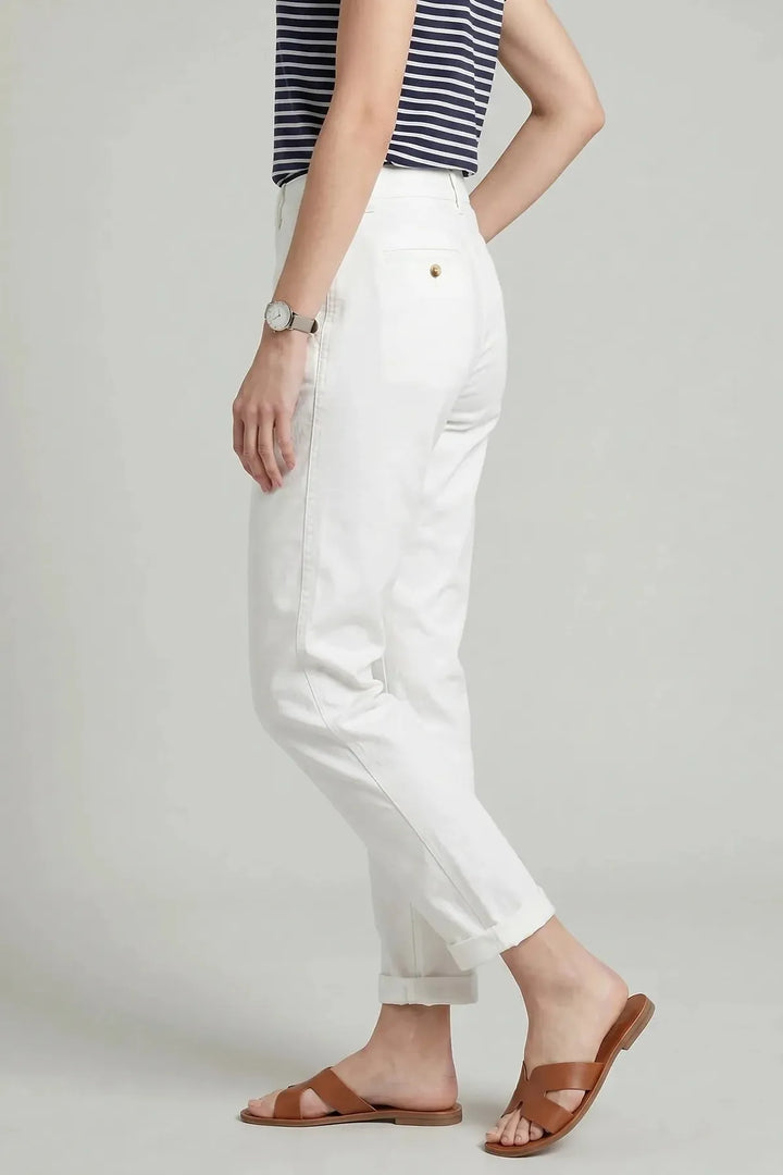 Tapered Ankle Grazer Chino Trousers