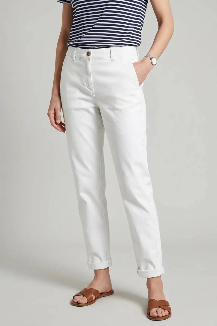 Tapered Ankle Grazer Chino Trousers