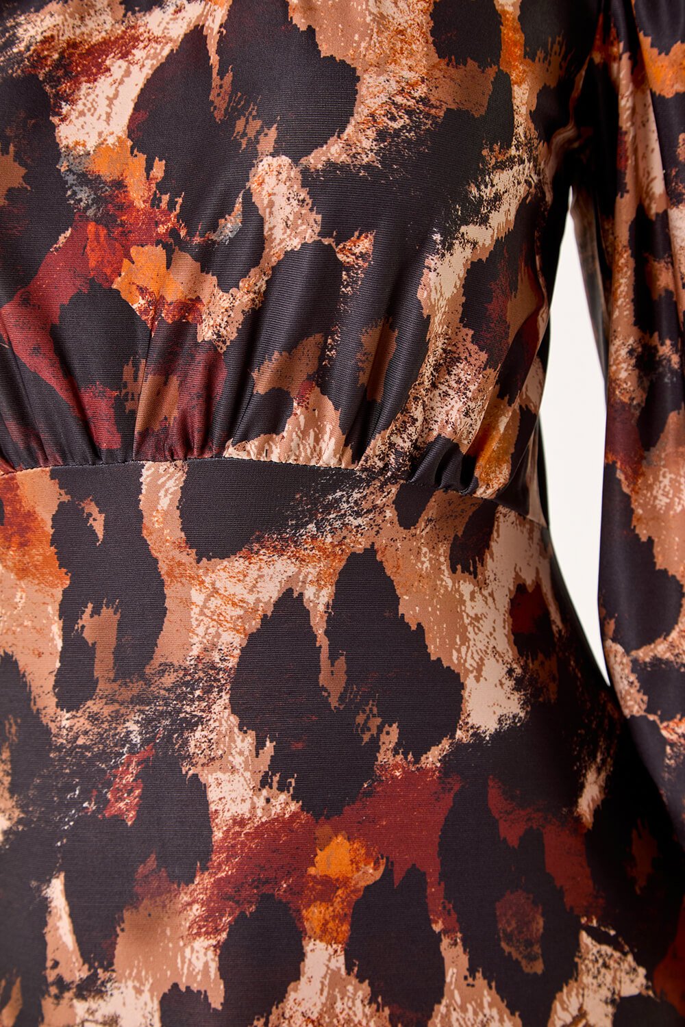 Leopard Print Midi Dress