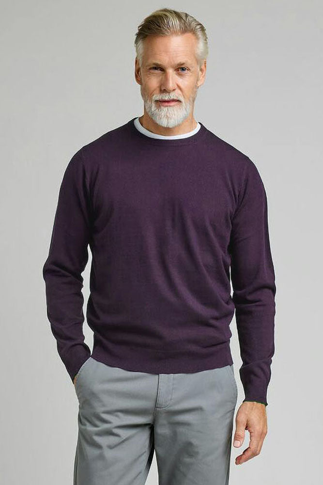 Fine Knit Crew Neck Jumper