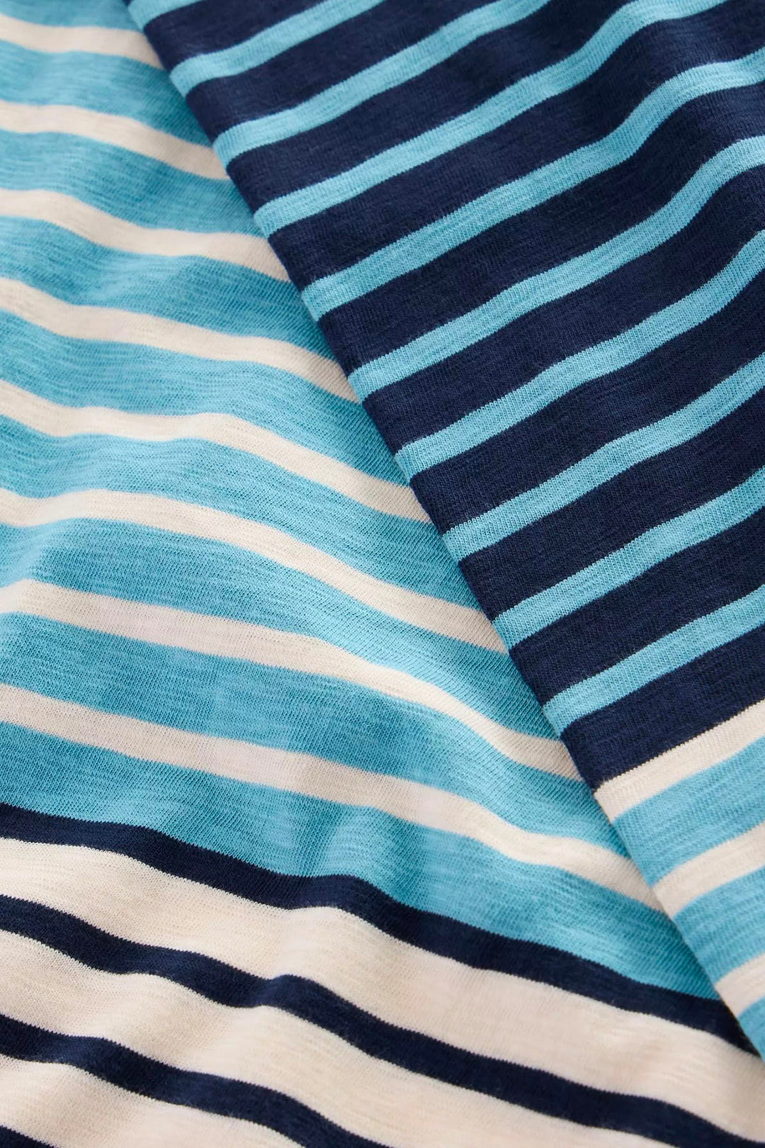 Blue Stripe Long Sleeved Top