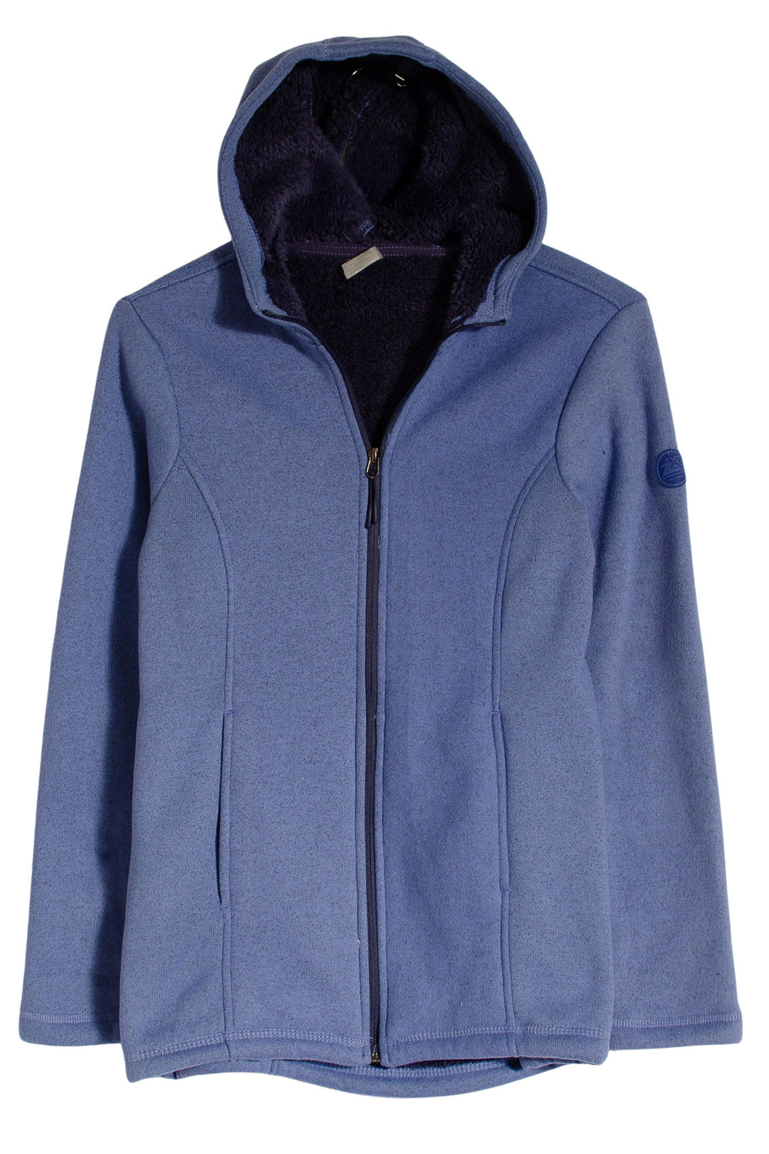 Zip Up Sherpa Fleece Hoodie