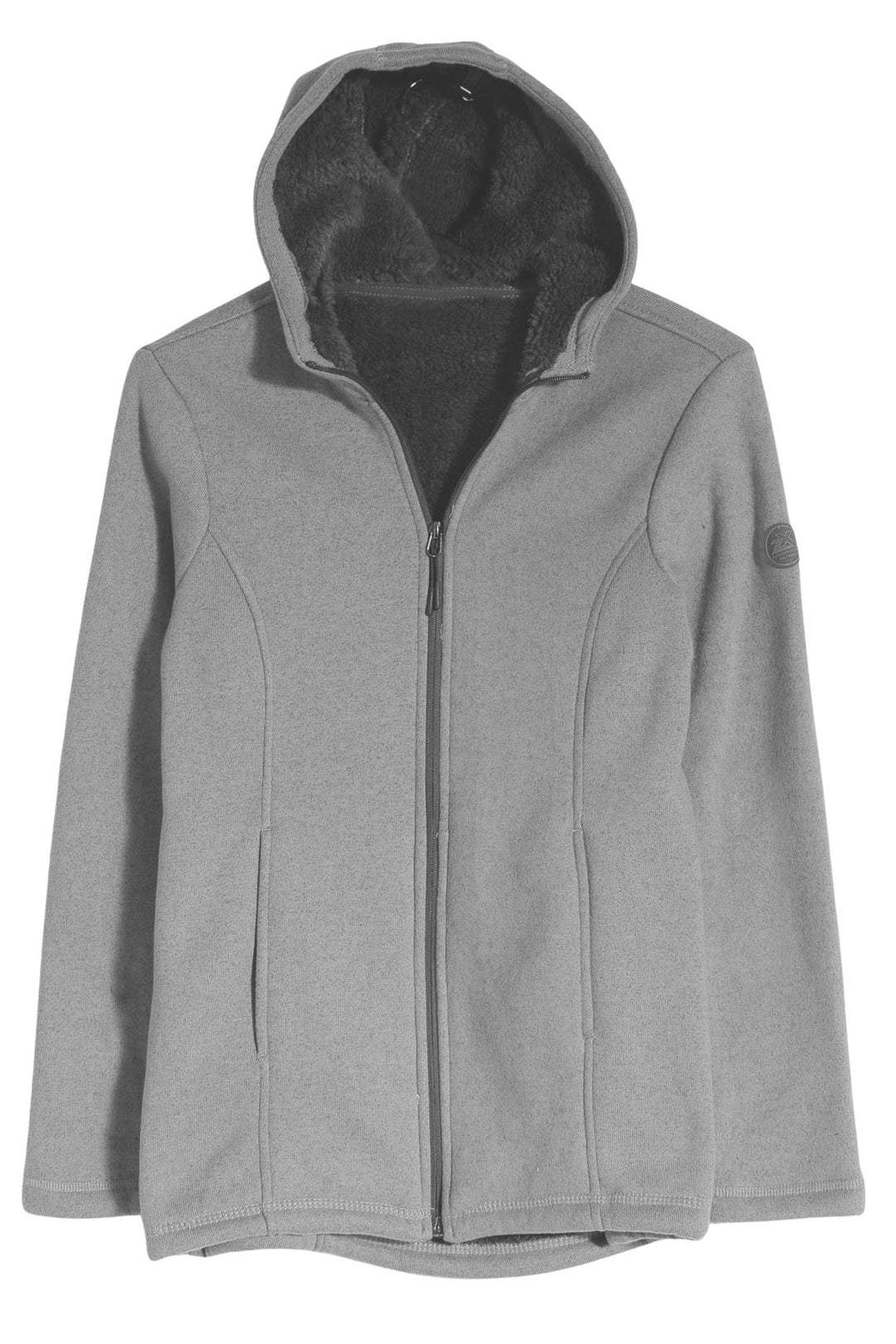Zip Up Sherpa Fleece Hoodie