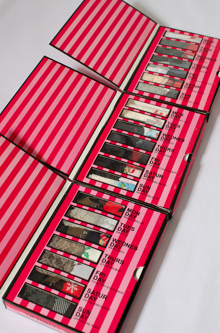 Lace Trim Christmas Knickers (Multipack of 7)