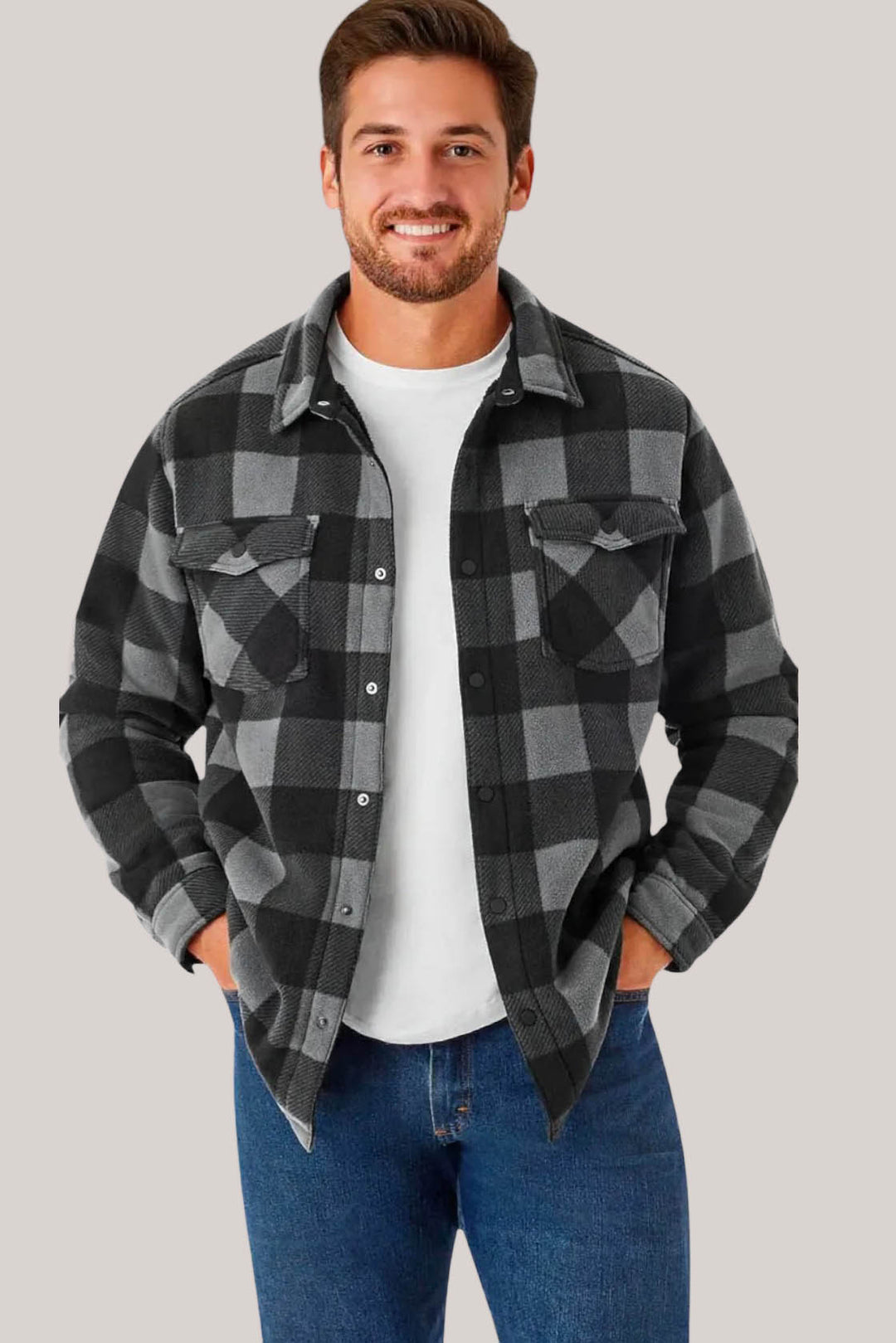 Fleece Lined Check Shirt