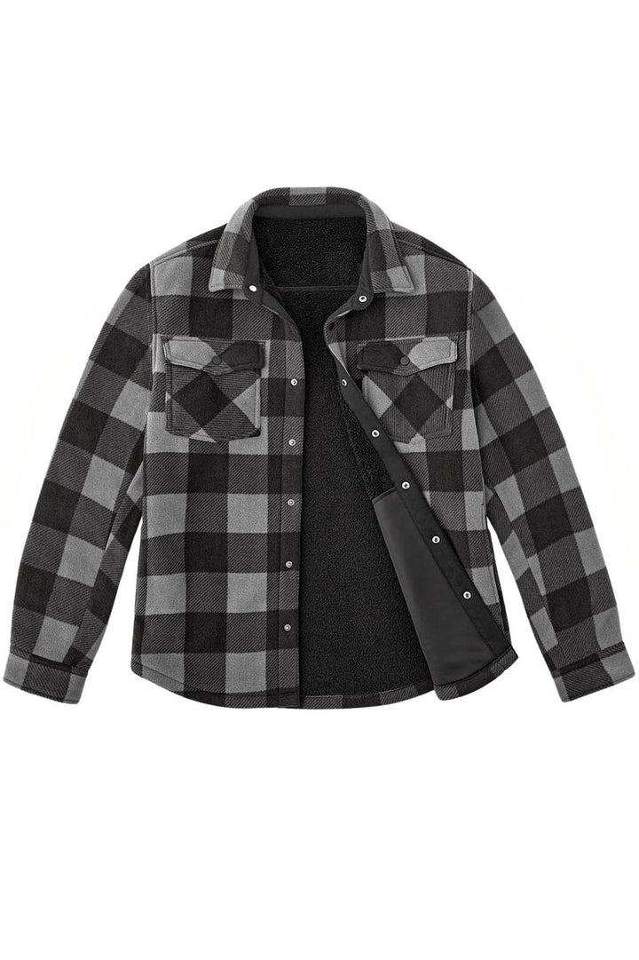 Fleece Lined Check Shirt