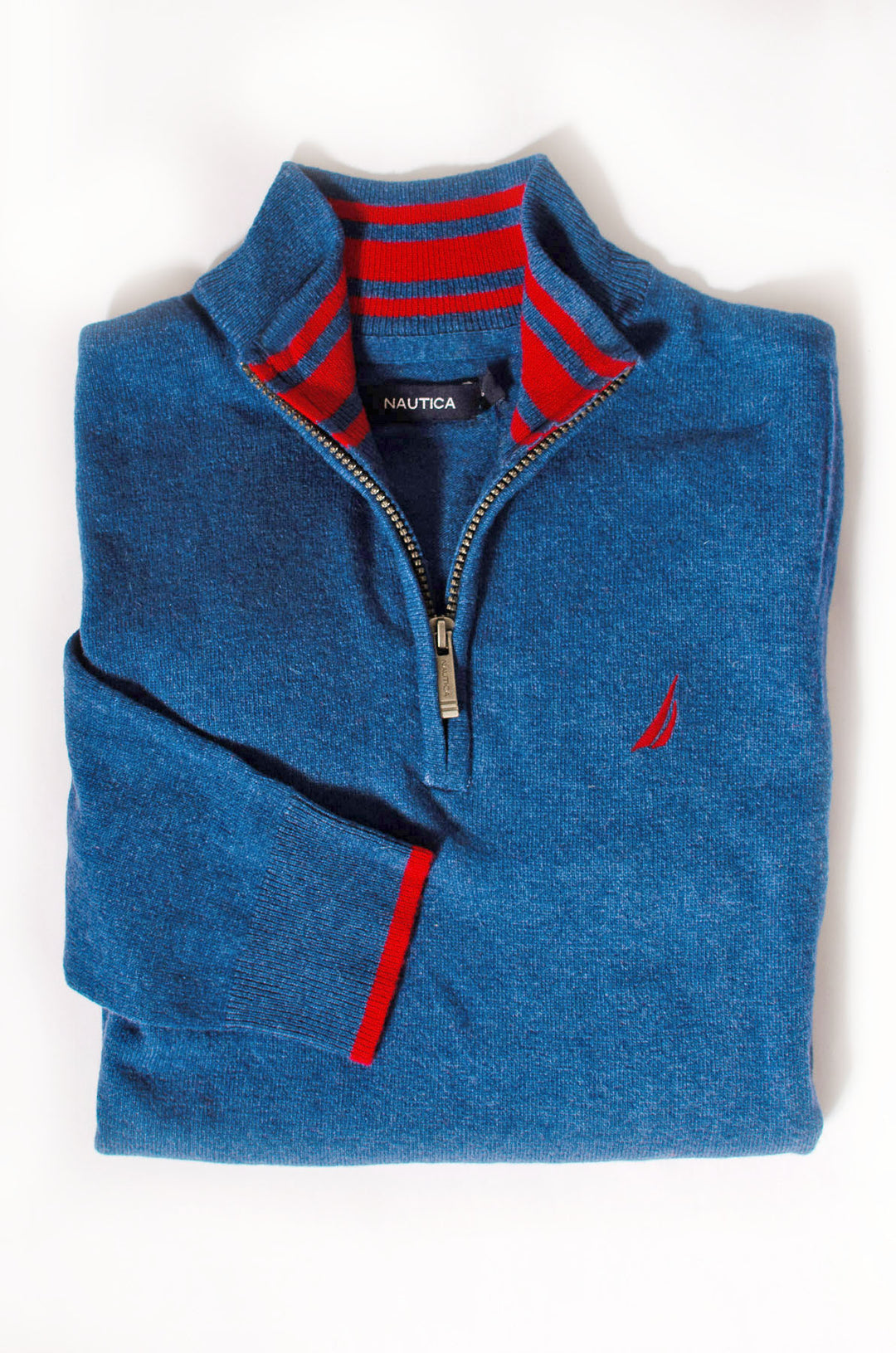 Quarter Zip Wool Jumper