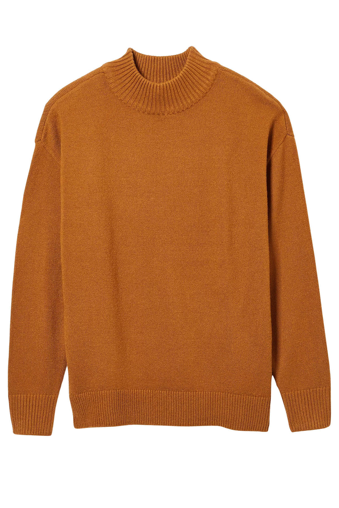 Funnel Neck Cuffed Jumper