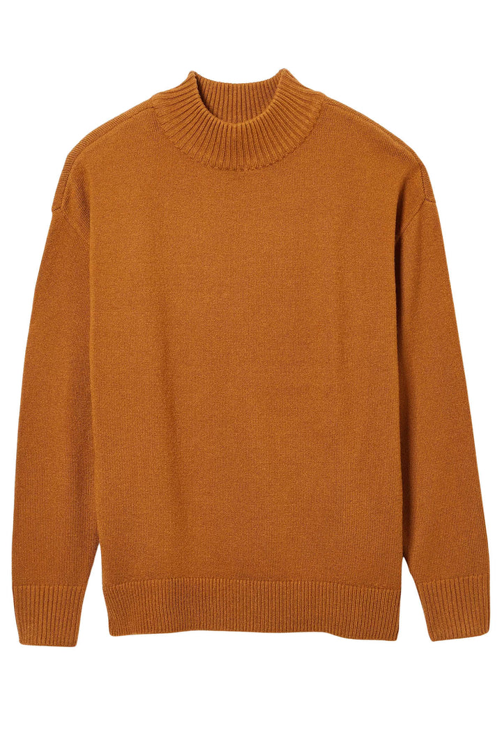 Funnel Neck Cuffed Jumper