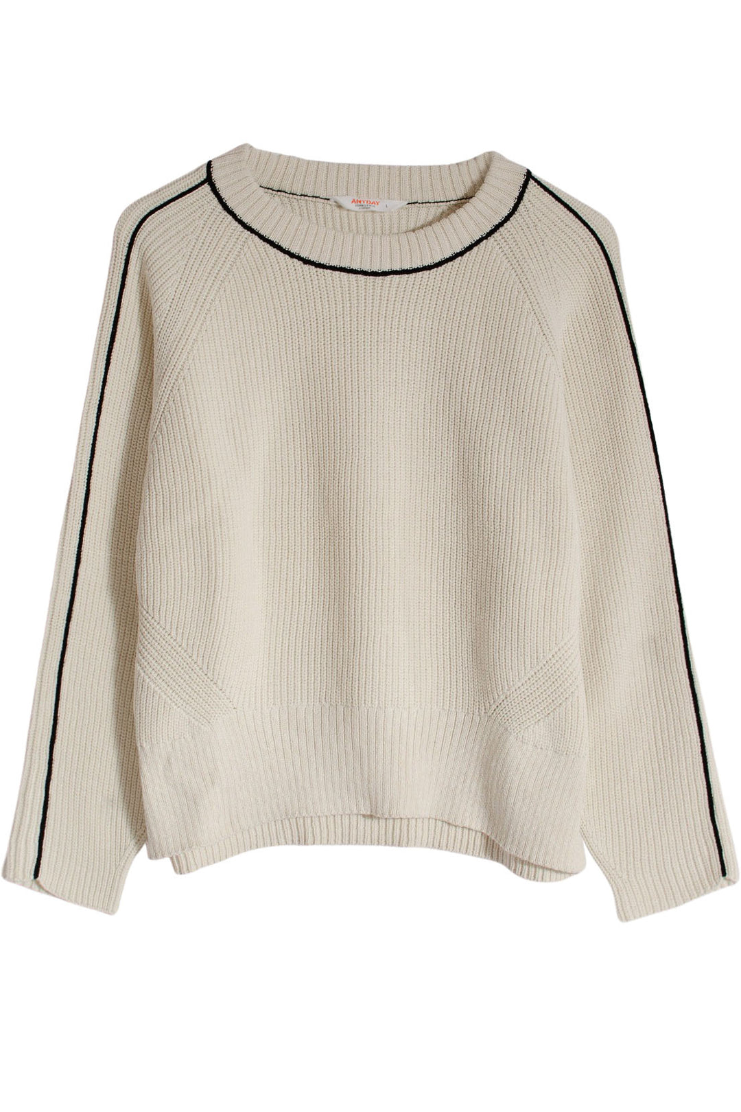 Round Neck Cotton Knit Jumper