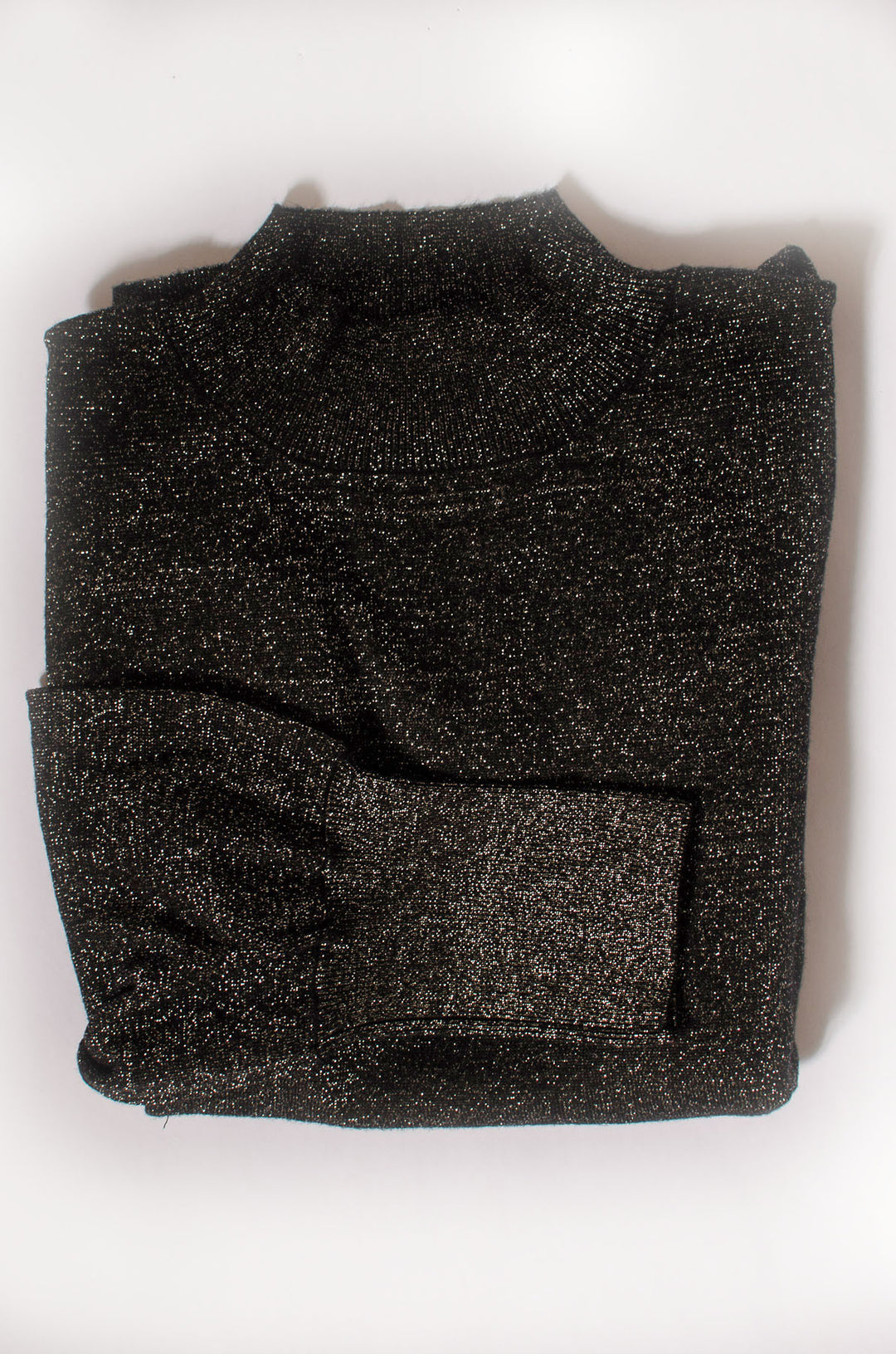 Black Sparkle Fine Knit Jumper