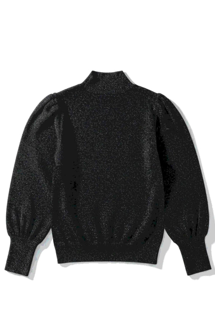 Black Sparkle Fine Knit Jumper