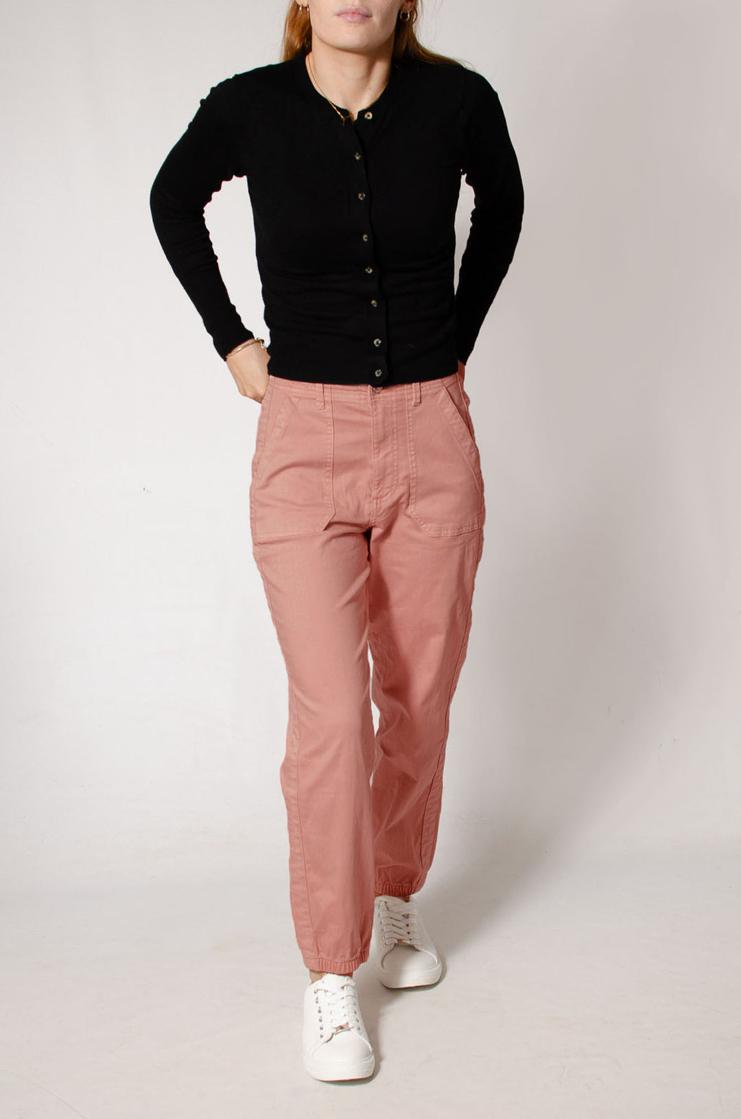 Ankle Cuff Casual Trousers