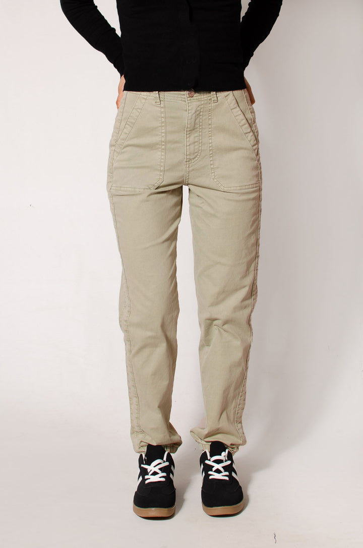 Ankle Cuff Casual Trousers