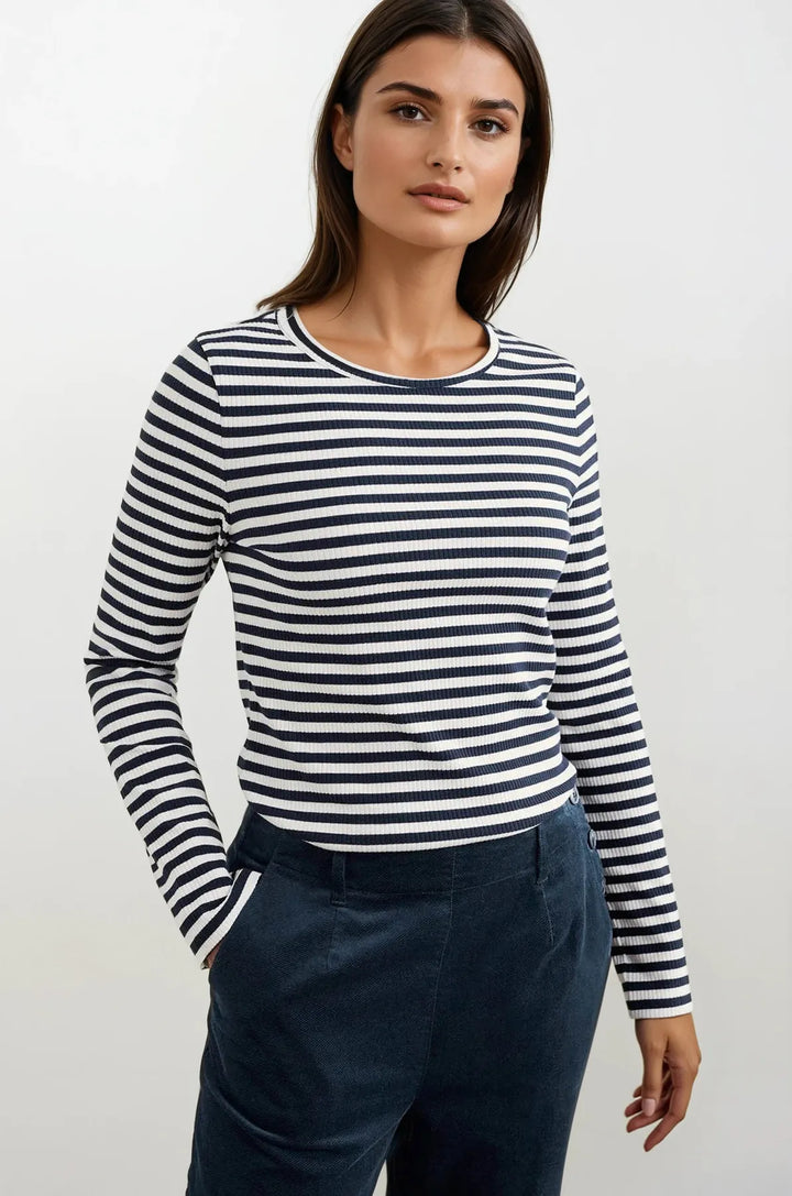 Striped Long Sleeved Top