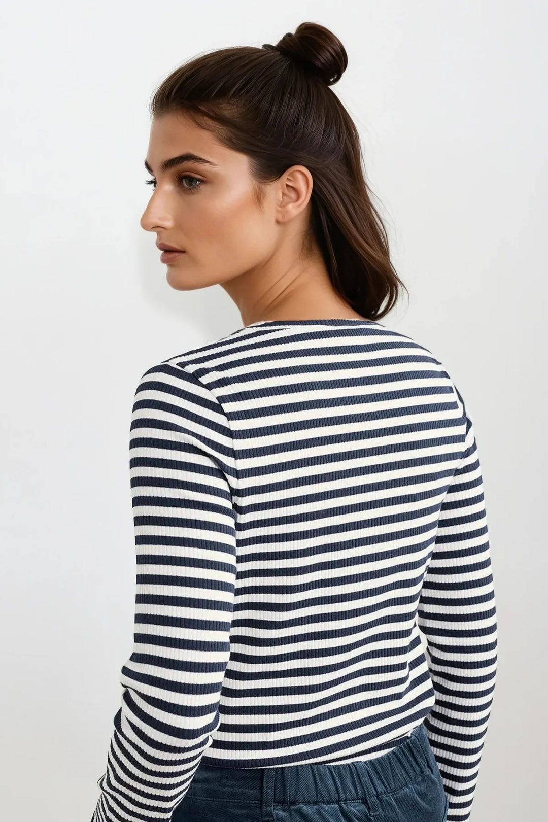 Striped Long Sleeved Top