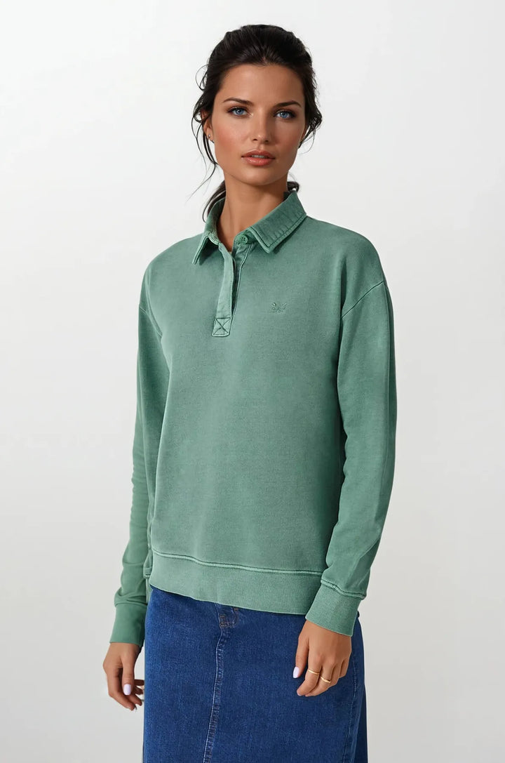 Cotton Long Sleeved Rugby Top