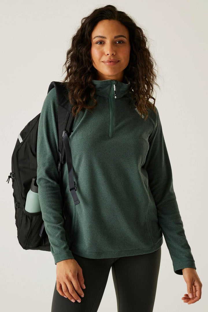 Half Zip Fleece Top