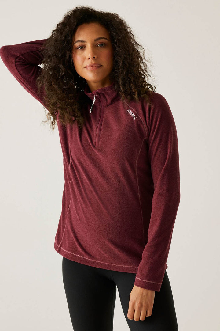 Half Zip Fleece Top