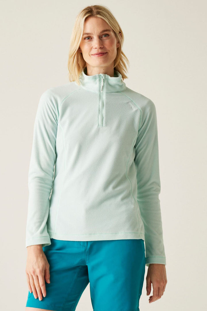 Half Zip Fleece Top