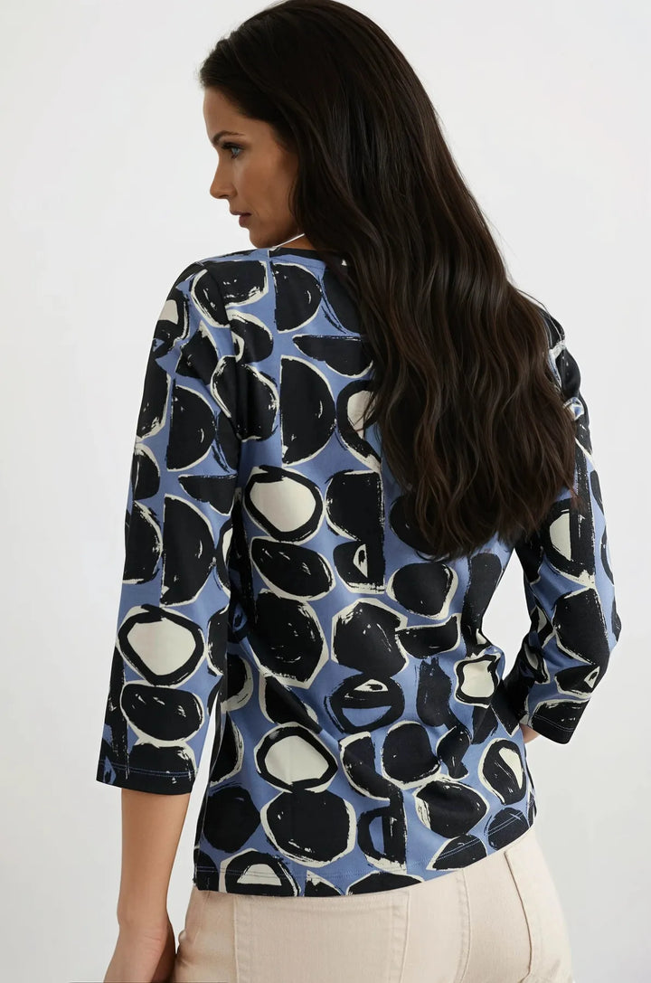 Cotton Jersey 'Easel' Top