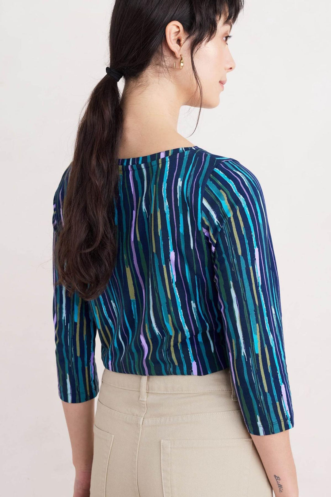 Cotton Jersey 'Easel' Top