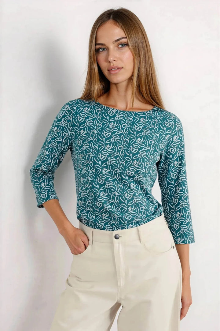 Cotton Jersey 'Easel' Top