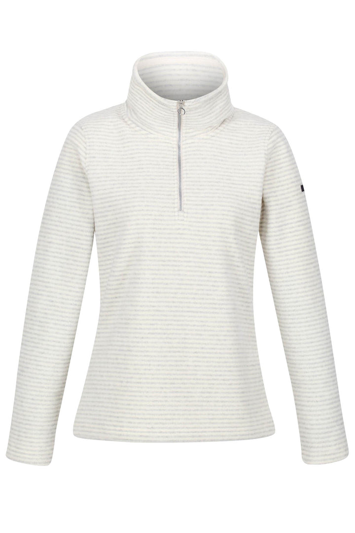 Striped Half Zip Fleece