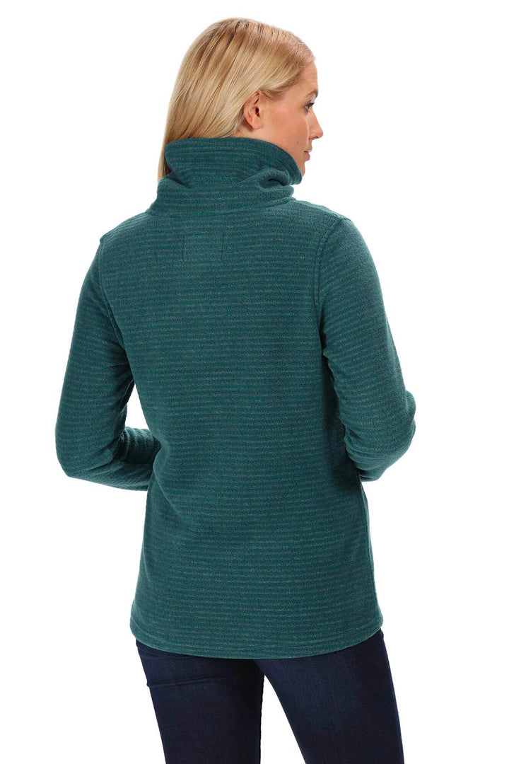 Striped Half Zip Fleece