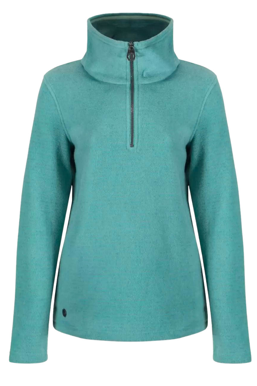 Striped Half Zip Fleece